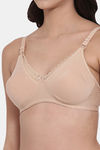 InnerSense Organic Anti Microbial Laced Soft Nursing Bra (Pack Of 2) - Skin — thumbnail 5